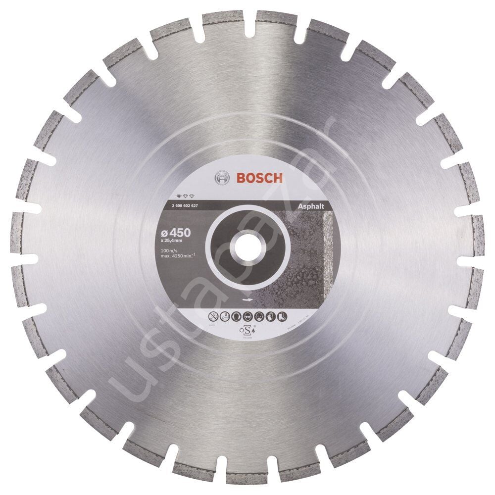 Bosch - Standard Seri Asfalt İçin Elmas Kesme Diski 450 mm 2608602627
