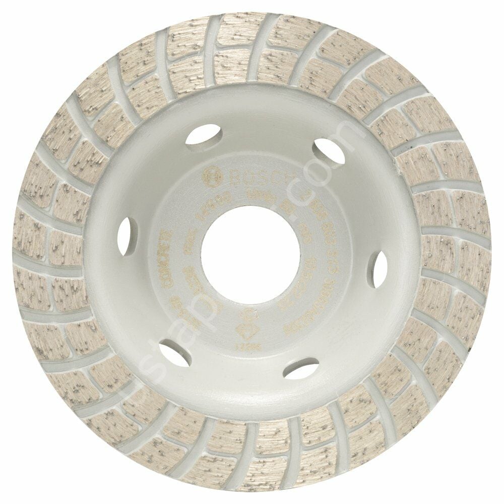 Bosch - Standard Seri Beton İçin Elmas Çanak Disk Turbo 105 mm 2608603313