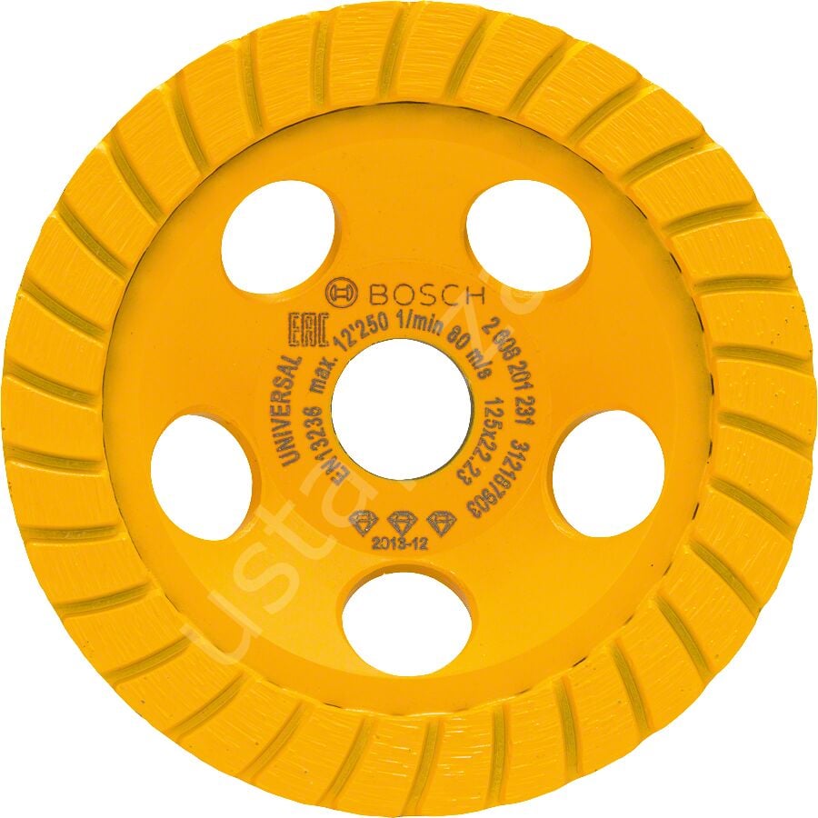 Bosch - Best Serisi Universal Turbo Elmas Çanak Disk 125 mm 2608201231