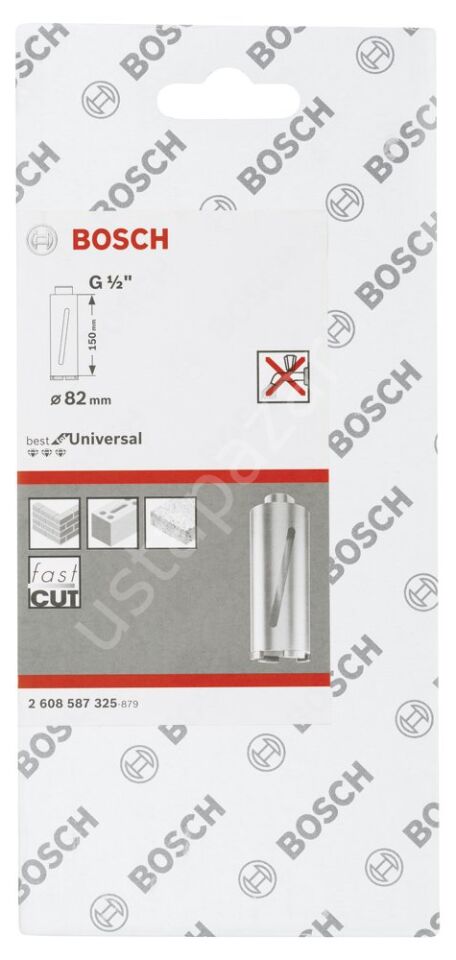 Bosch - Best Serisi G 1/2'' Girişli Kuru Karot Ucu 82*150 mm 2608587325