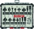 Bosch - Profesyonel 15 Parça Karışık Freze Ucu Seti 8 mm Şaftlı 2607017472