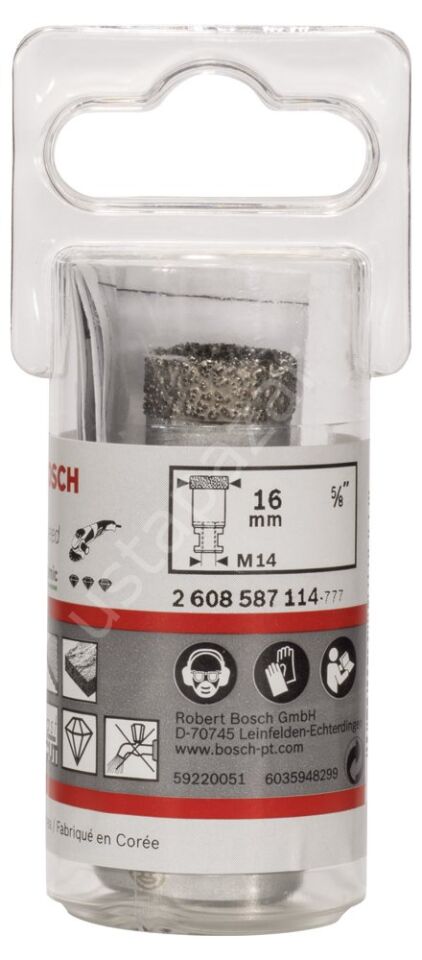 Bosch - Best Serisi, Taşlama İçin Seramik Kuru Elmas Delici 16*30 mm 2608587114