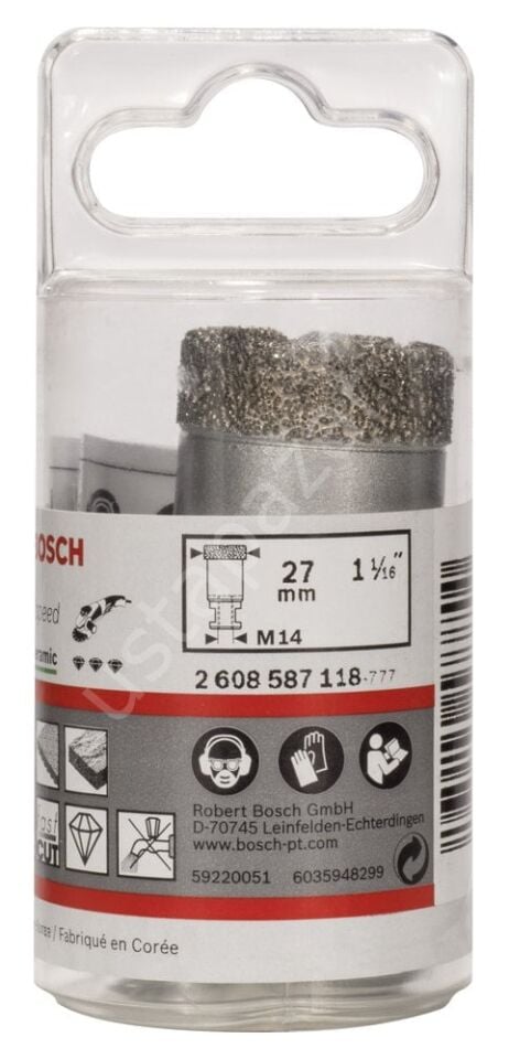 Bosch - Best Serisi, Taşlama İçin Seramik Kuru Elmas Delici 27*35 mm 2608587118