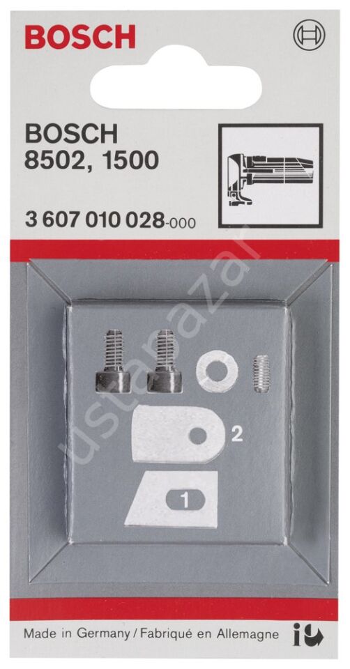 Bosch - GSC 1,6; 9,6 V için 5 Parça Bıçak Seti 3607010028