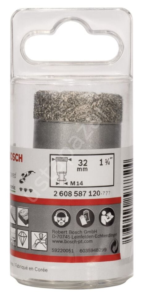 Bosch - Best Serisi, Taşlama İçin Seramik Kuru Elmas Delici 32*35 mm 2608587120