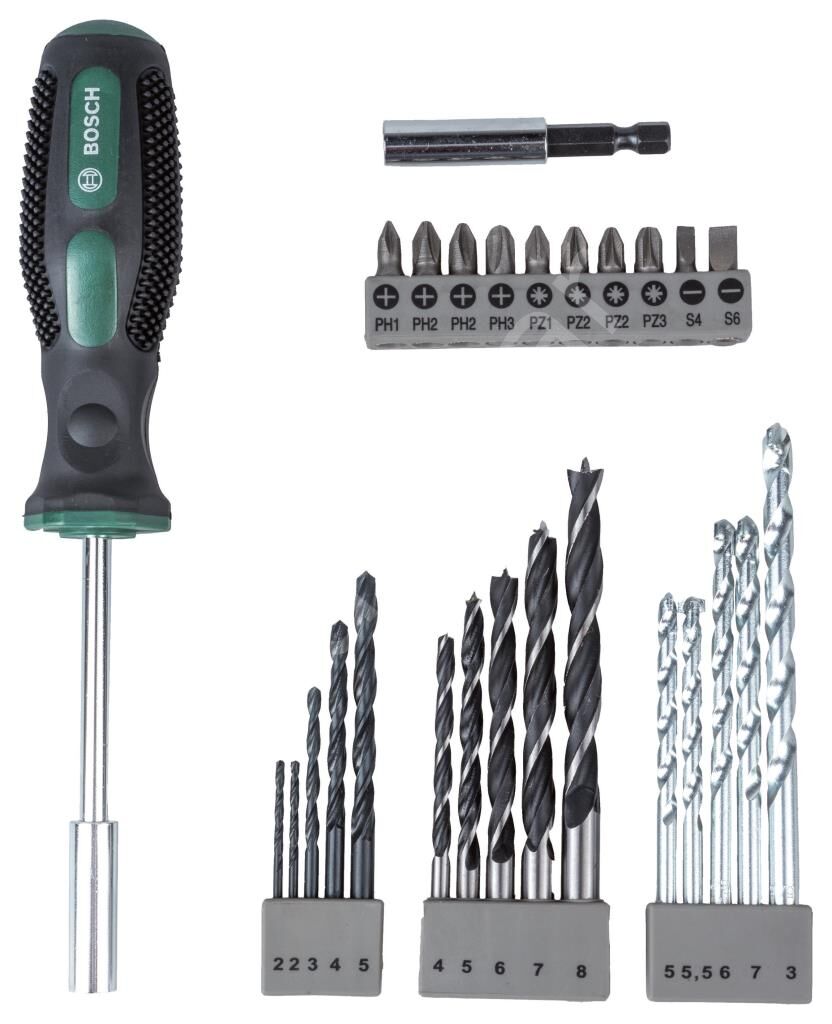 Bosch - 27 Parça Tornavidalı Vidalama ve Matkap Ucu Seti 2607017201