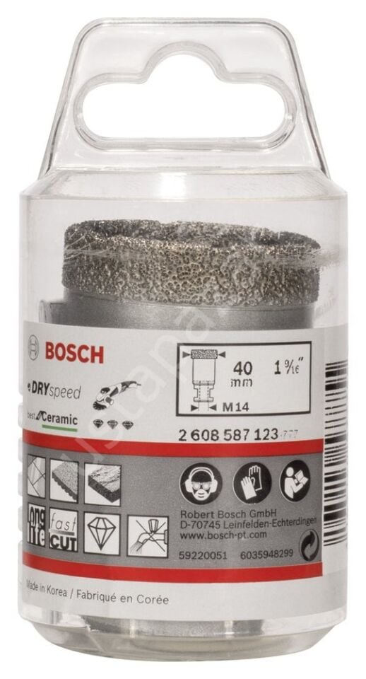 Bosch - Best Serisi, Taşlama İçin Seramik Kuru Elmas Delici 40*35 mm 2608587123