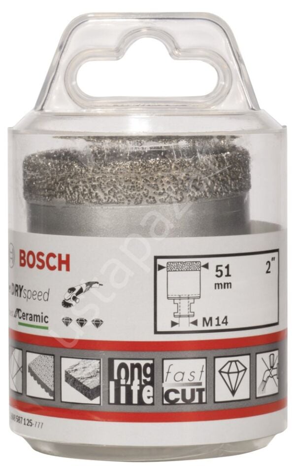 Bosch - Best Serisi, Taşlama İçin Seramik Kuru Elmas Delici 51*35 mm 2608587125
