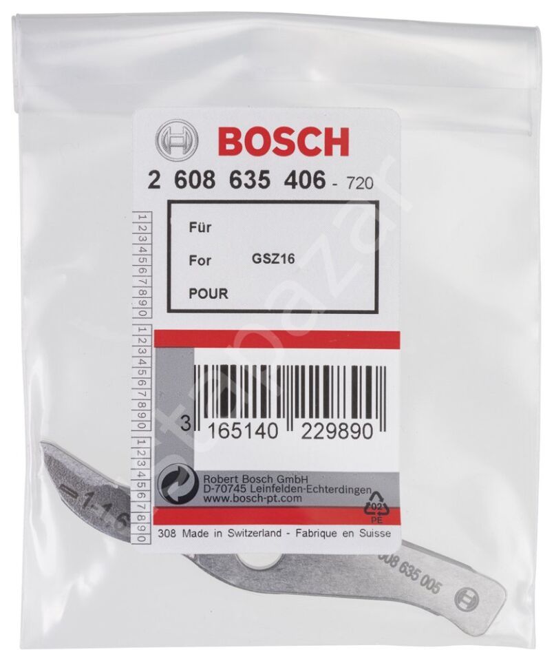Bosch - GSZ 160 Bıçak (1,6 mm'ye kadar Düz) 2608635406