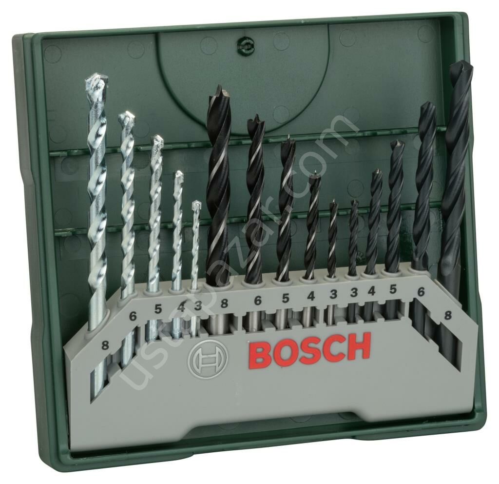 Bosch - X-Line 15 Parça Karışık Matkap Ucu Seti 2607019675