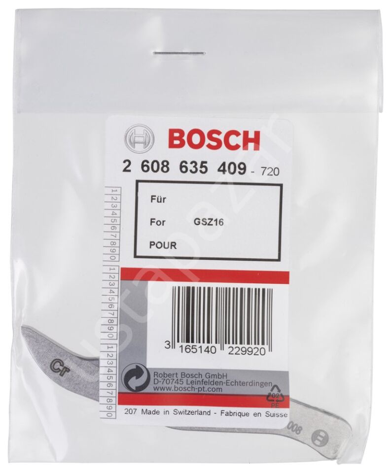 Bosch - GSZ 160 Krom Çelik Bıçak (Inox için) 2608635409