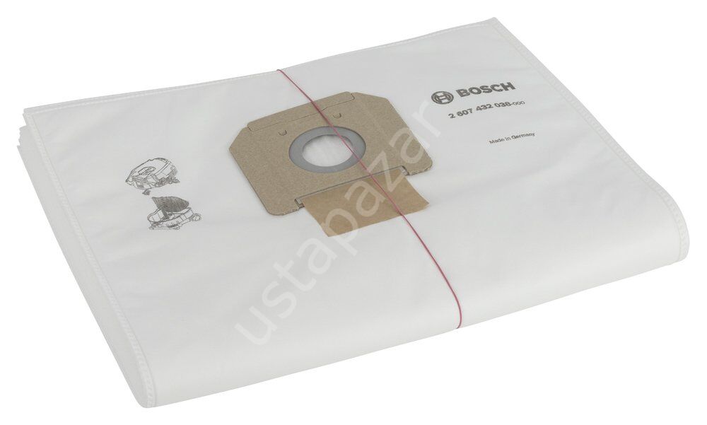 Bosch - Elektrikli Süpürgeler İçin Yün Filtre Torbası (GAS 55 MAFC için uygun) 2607432038