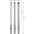 Bosch Expert Sds Plus-7x Kırıcı Delici Delme Ucu Seti 6/8/10 mm 3 Parça