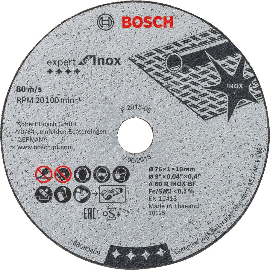 Bosch - Expert for Inox Serisi Kesme Diski 76*1,0 mm 2608601520