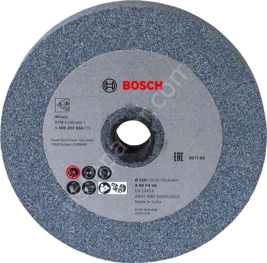 Bosch - GBG 35-15 Taşlama Motorları İçin Taş 150*20*20 mm 60 Kum 1609201650