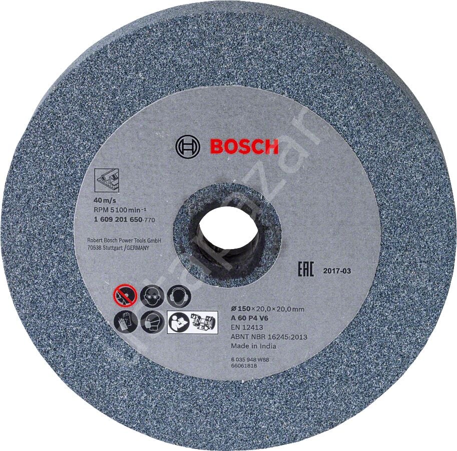 Bosch - GBG 35-15 Taşlama Motorları İçin Taş 150*20*20 mm 60 Kum 1609201650