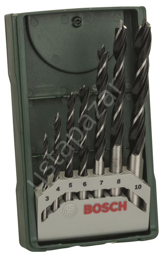 Bosch - X-Line Mini 7 Parça Ahşap Matkap Ucu Seti 2607019580