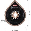 Bosch Expert Avz 70 Rt4 10'lu Starlock Derzleme Tabanı 2608900042
