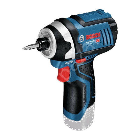 Bosch Professional GDR 12V-105 (Solo) Akülü Darbeli Somun Sıkma Makinesi 06019A6901