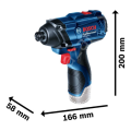 Bosch Professional GDR 120-LI (Solo) Akülü Darbeli Somun Sıkma Makinesi 06019F0000