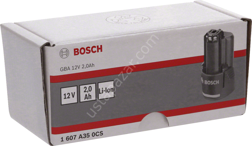 Bosch - 12 V 2,0 Ah SD Li-Ion ECP Düz Akü