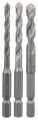 Bosch - Altıgen Şaftlı, HEX-9 Serisi Seramik için Matkap Ucu 3'lü Set 5-6-8 mm 2608589527