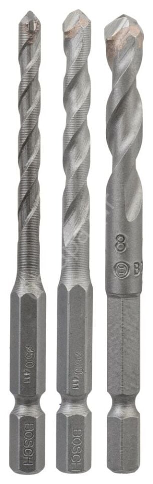 Bosch - Altıgen Şaftlı, HEX-9 Serisi Seramik için Matkap Ucu 3'lü Set 5-6-8 mm 2608589527