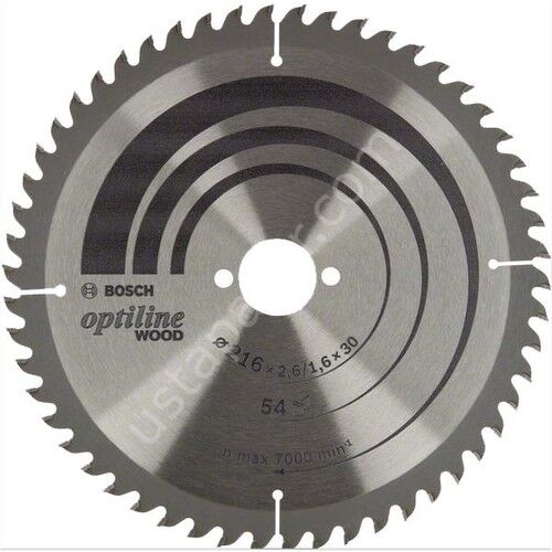 Bosch Optiline Wood Daire Testere Bıçağı 216mm 54dış Ahşap