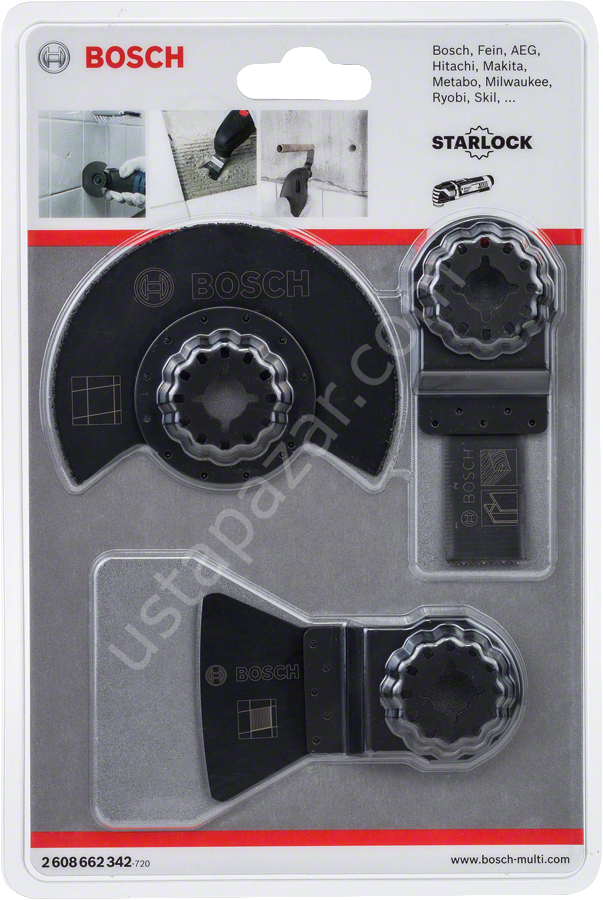 Bosch EXPERT Starlock Testere Seramik Seti 3'lü 2608662342