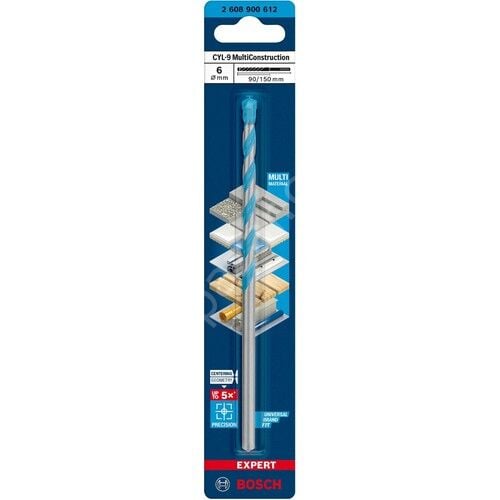 Bosch Expert 6X150 mm Cyl-9 Çok Amaçlı Matkap Ucu 2608900612