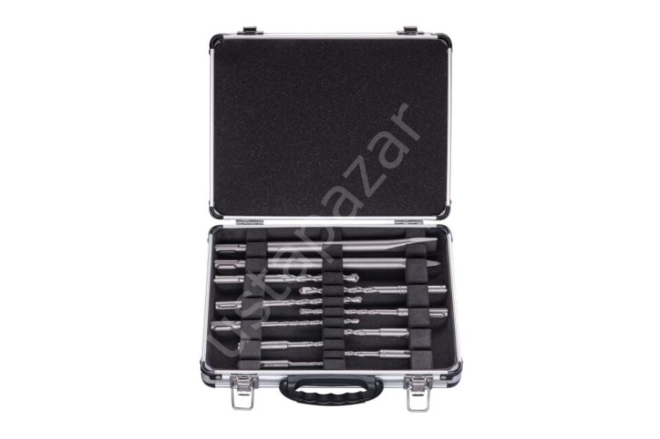 Bosch 11 Parça Çantalı SDS-Plus Kırıcı Delici Ucu ve Keski Seti 2608578765