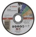 Bosch - 115*1,0 mm Çoklu Malzemelerde Kullanım İçin Düz Kesme Diski (Taş) 2608602384