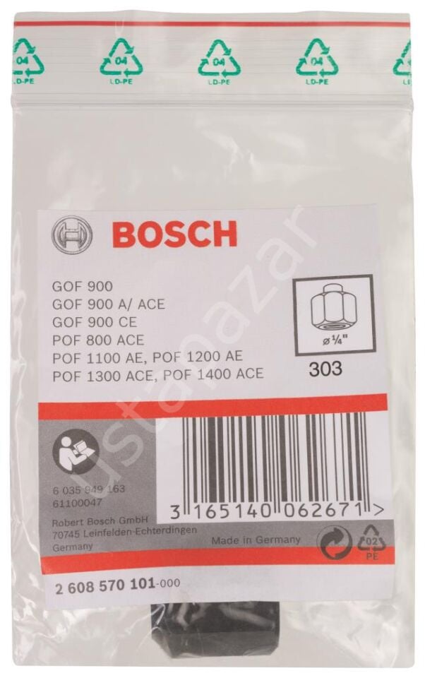 Bosch - 1/4'' cap 19 mm Anahtar Genisligi Penset 2608570101