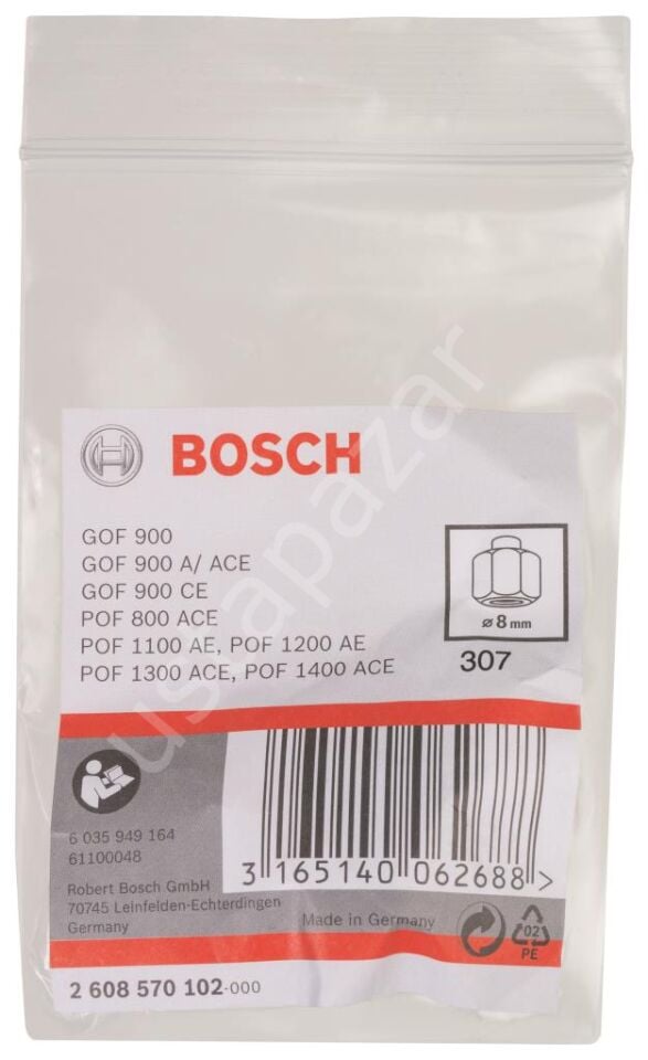Bosch - 8 mm cap 19 mm Anahtar Genisligi Penset 2608570102