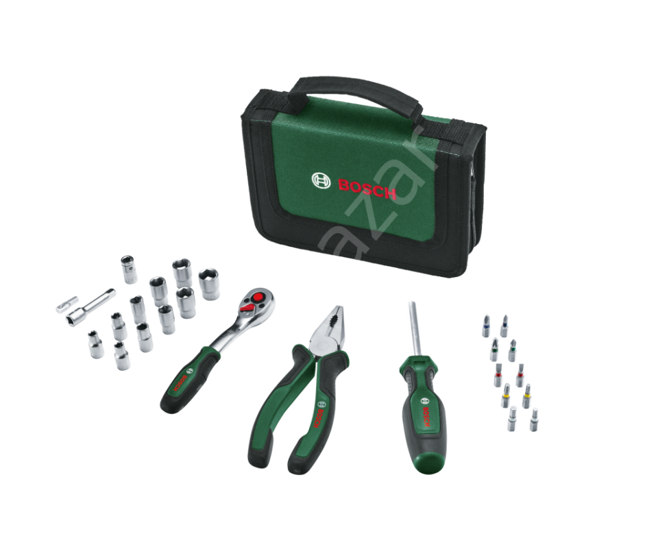 Bosch Taşınabilir El Aleti Seti 26 Parça 1600A02BY2
