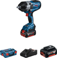 Bosch Professional GDS 18V-1000 (2 x 5.0 Ah; L-Boxx) Akülü Darbeli Somun Sıkma Makinesi 06019J8304