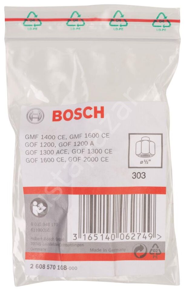 Bosch - 1/2'' cap 24 mm Anahtar Genisligi Penset 2608570108