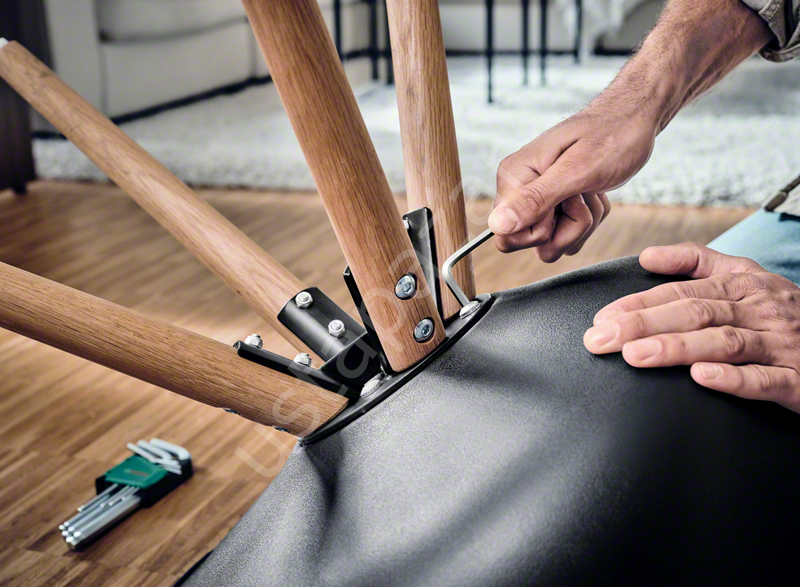 Bosch Alyan Anahtar Takımı Hex 9 Parça 1600A02BX9