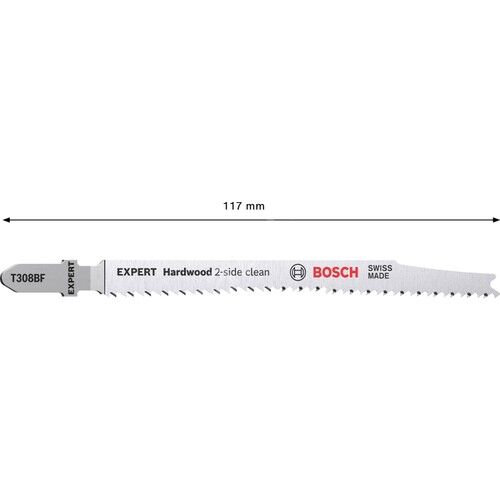 Expert ‘hardwood 2-Side Clean’ T 308 Bf Dekupaj Testere Bıçağı 3 Parça