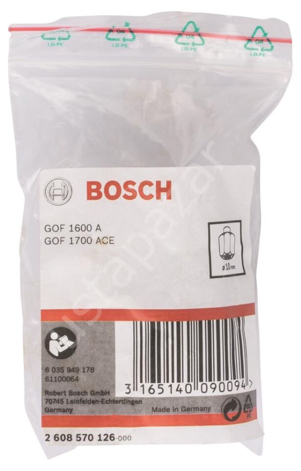 Bosch - 10 mm cap 27 mm Anahtar Genisligi Penset 2608570126
