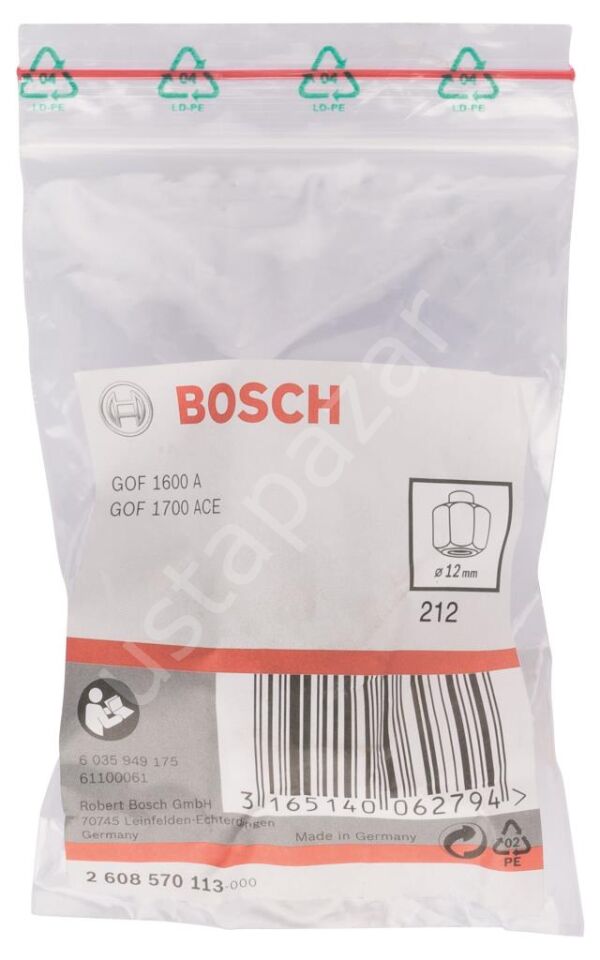 Bosch - 12 mm cap 27 mm Anahtar Genisligi Penset 2608570113