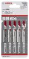 Bosch - Temiz Kesim Serisi Polipropilen İçin T 102 D Dekupaj Testeresi Bıçağı - 5'Li Paket 2608667444