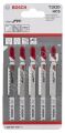 Bosch - Temiz Kesim Serisi Polipropilen İçin T 102 D Dekupaj Testeresi Bıçağı - 5'Li Paket 2608667444