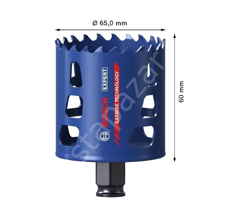 Bosch 65 mm Expert Sert Malzemeler Için Panç 2608900431