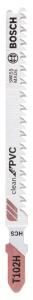 Bosch - Temiz Kesim Serisi PVC İçin T 102 H Dekupaj Testeresi Bıçağı - 5'Li Paket 2608667446