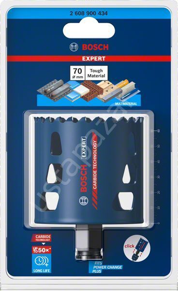 Bosch 70 mm Expert Sert Malzemeler Için Panç 2608900434
