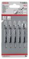 Bosch - Ekonomik Seri Ahşap İçin T 119 BO Dekupaj Testeresi Bıçağı - 5'Li Paket 2608630310