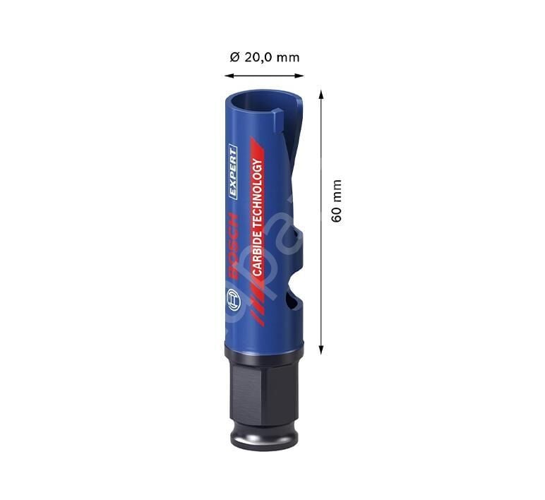 Bosch Expert Construction Material Delik Açma Testeresi 20 x 60 mm
