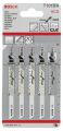 Bosch - Temiz Kesim Serisi Ahşap İçin T 101 BR Dekupaj Testeresi Bıçağı - 5'Li Paket 2608630014