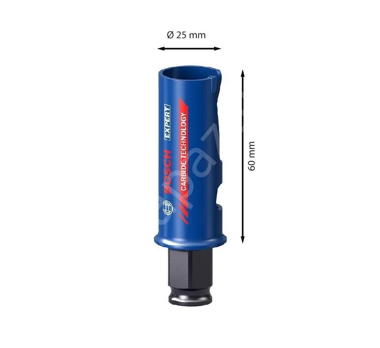 Bosch Expert Construction Material Delik Açma Testeresi 25 x 60 mm